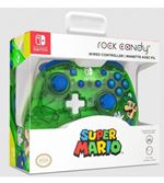 Image of PDP Rock Candy Wired Gaming Switch Pro Controller - Luigi Green (Nintendo Switch)