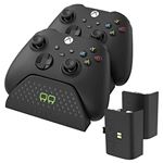 Image of Venom Twin Charging Dock with 2 x Rechargeable Battery Packs - Black (Xbox Series X/S)
