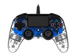 Image of NACON Wired Illuminated Compact Controller - Blue (PS4 / PC)